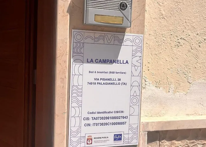 فندق مبيت وإفطار La Campanella Palagianello